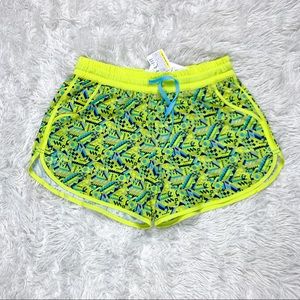 Loose Under Armour Yellow & Blue Shorts w/ Pockets